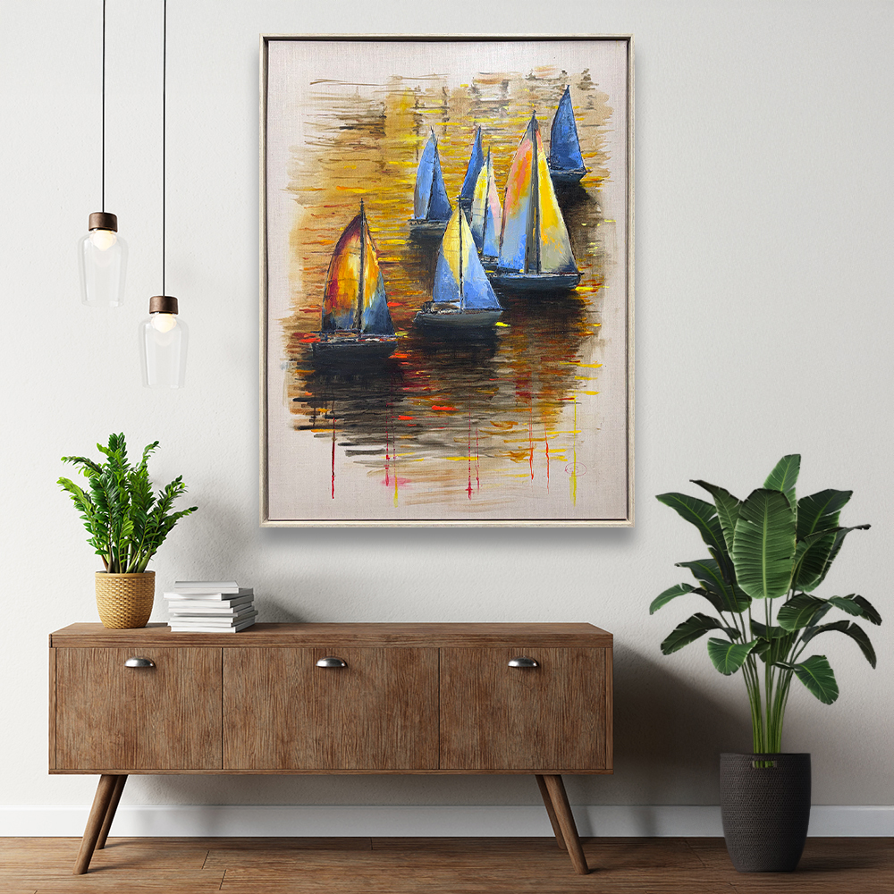 View of picture in situ